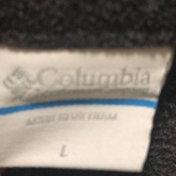 Dark Grey Columbia Zip Up - Picture 3 of 5
